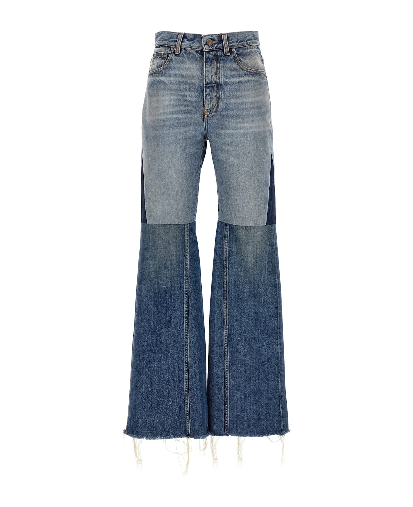 Chloé Patchwork Jeans - Blue