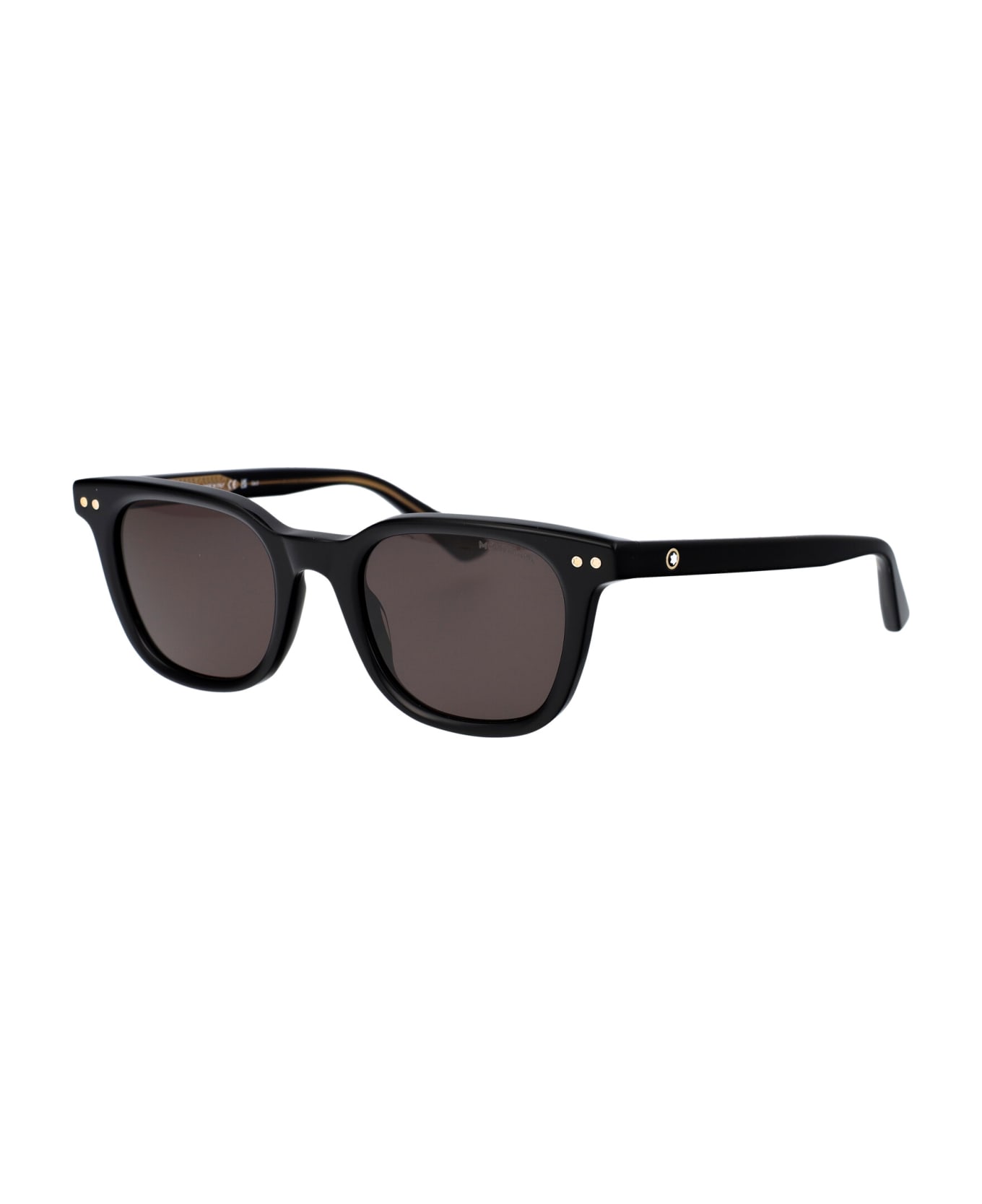 Montblanc Mb0320s Sunglasses - 001 BLACK BLACK GREY