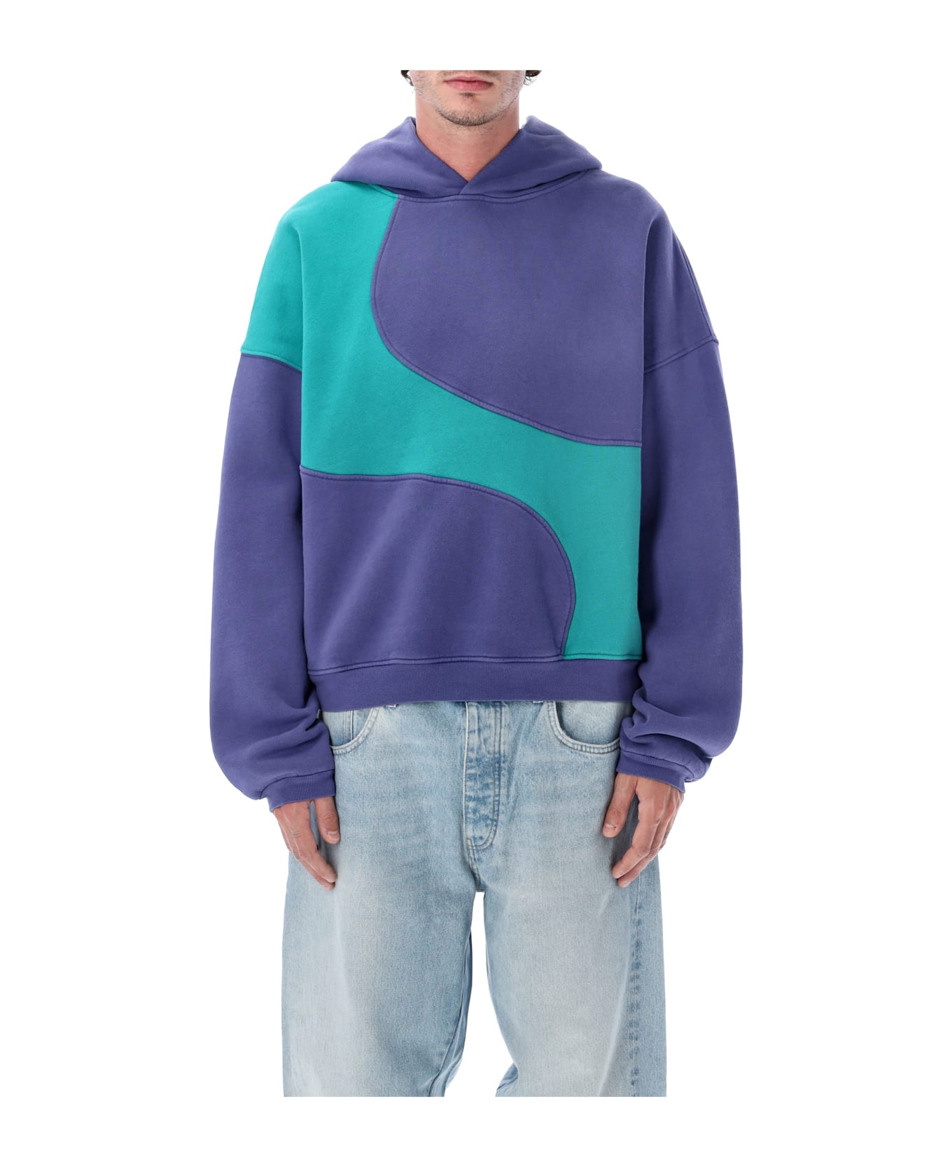 ERL Swirl Hoodie - NAVY