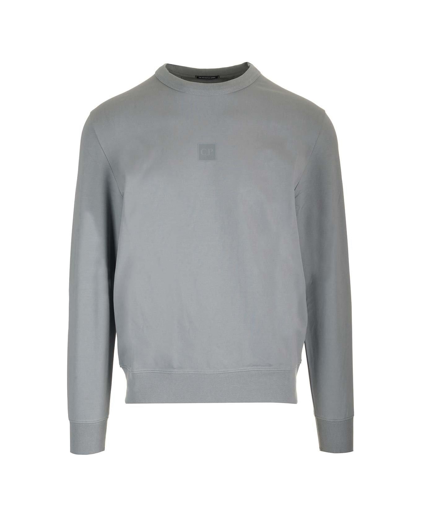 C.P. Company Stretch Fleece Long-sleeved Sweatshirt - GREY