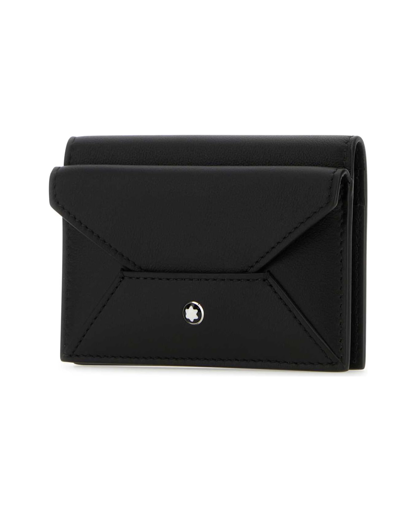 Montblanc Black Leather Cardholder - BLACK