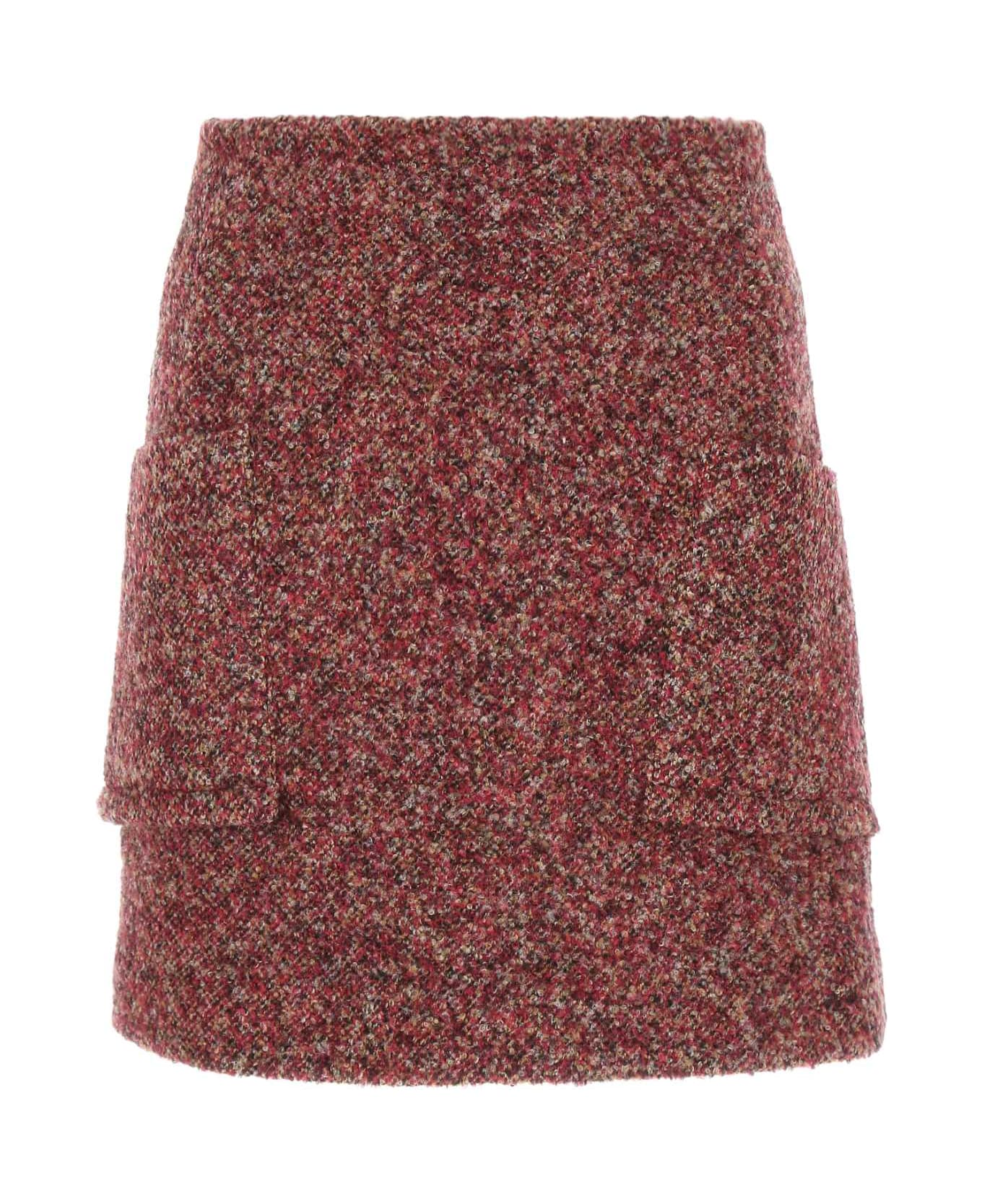 REMAIN Birger Christensen Multicolor Acrylic Blend Felina Mini Skirt - 181648TCX スカート
