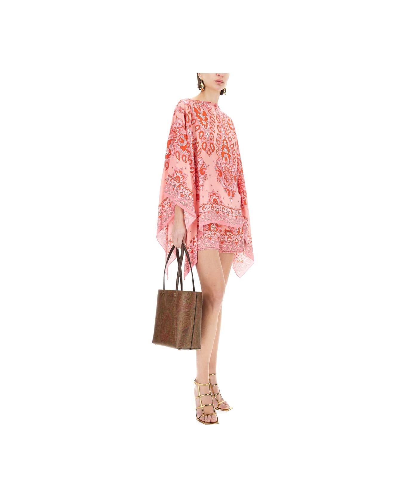 Etro Printed Shorts - PINK