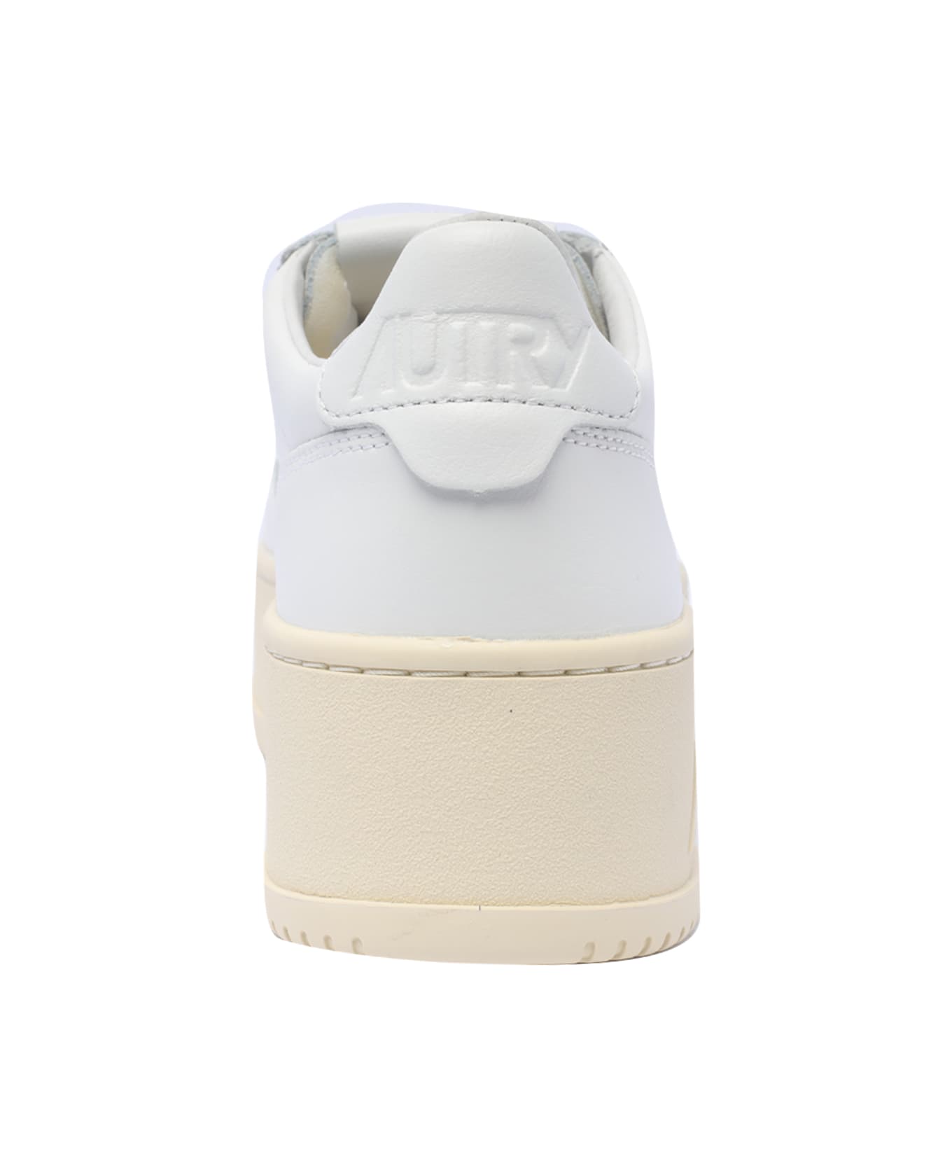 Autry Medalist Platform Sneakers - White