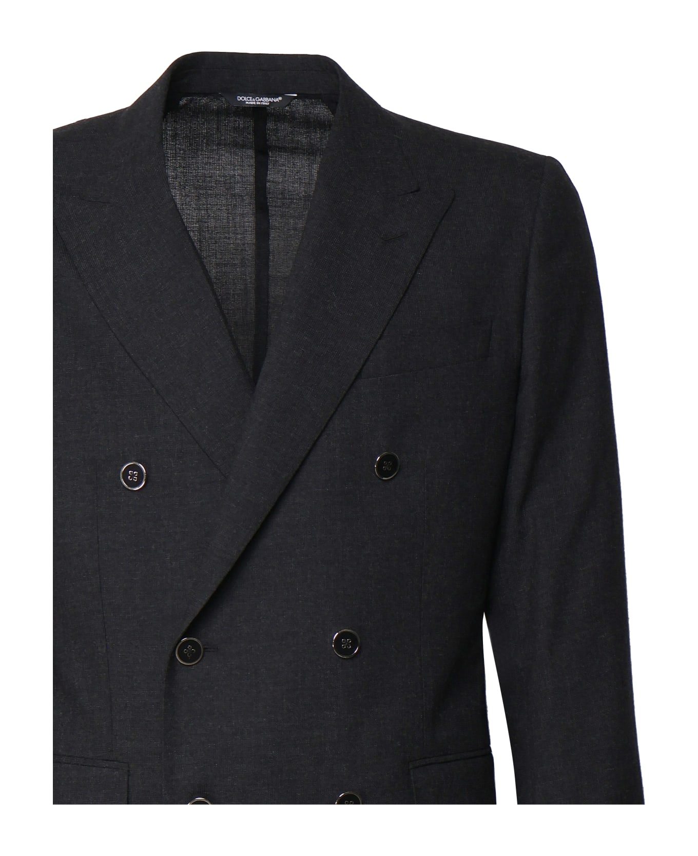 Dolce & Gabbana Double Breasted Blazer - Greish blackco