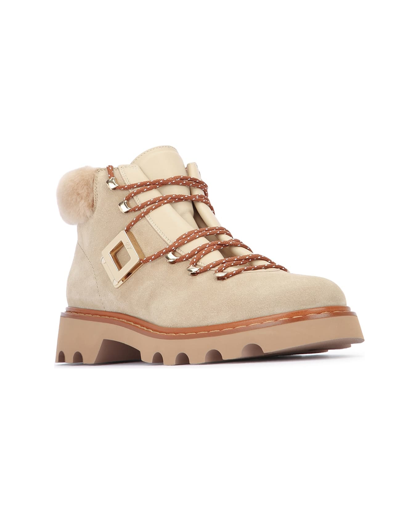 Roger Vivier Stivali - BEIGESCURONATURALEKENIASCURO