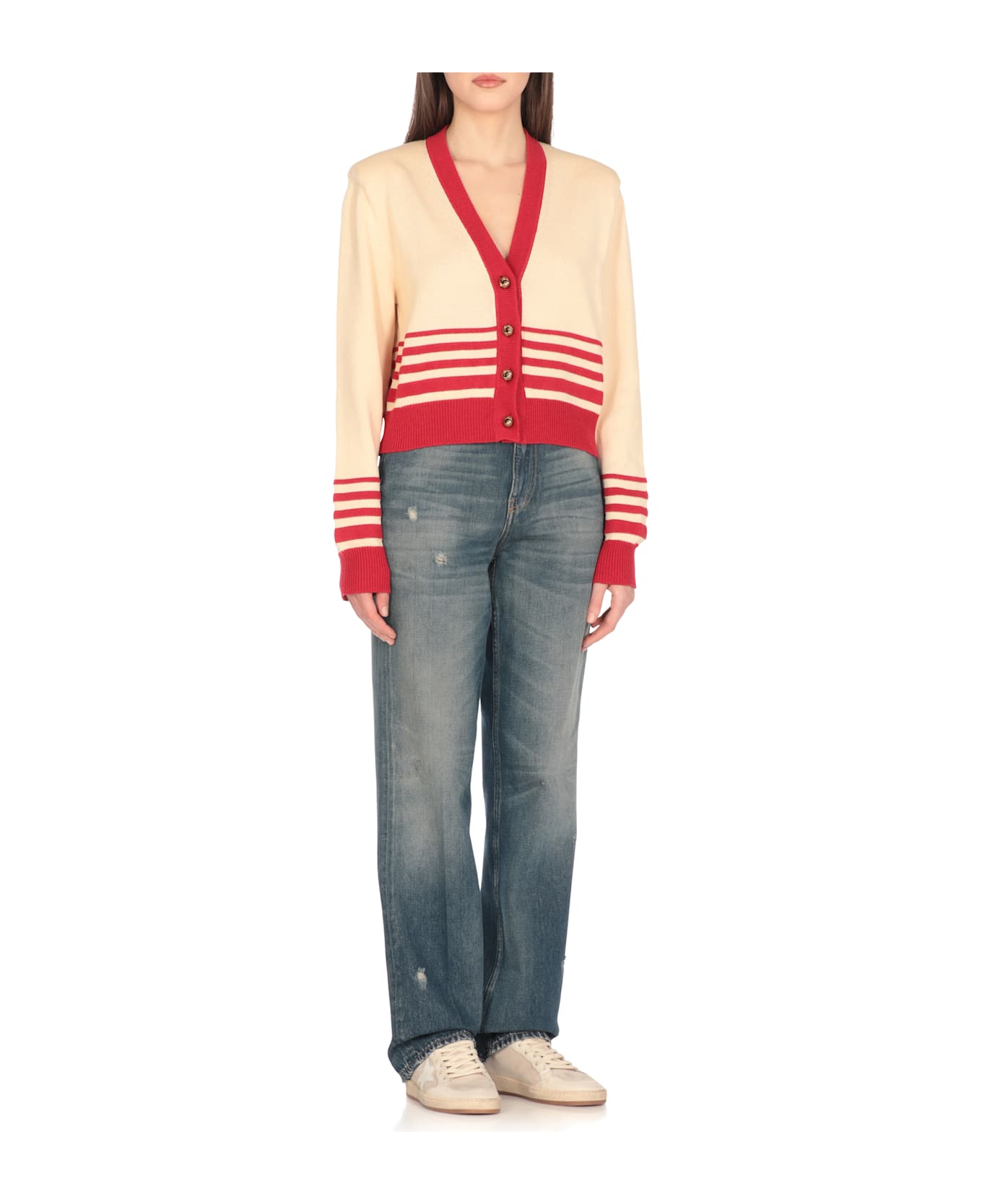 Golden Goose Nico Cardigan - Beige