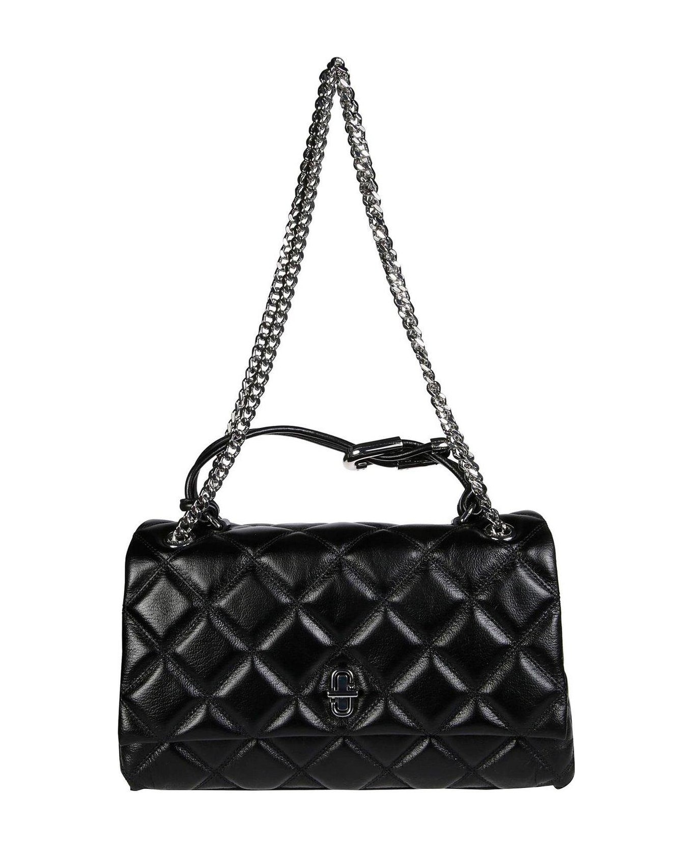 Marc Jacobs The Quilted Dual Convertible Shoulder Bag - Black