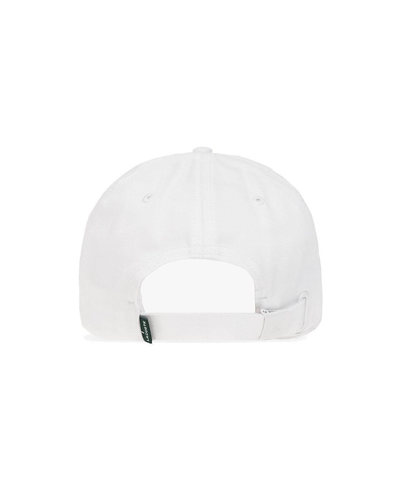 Lacoste Logo-embroidered Curved Peak Baseball Cap - White