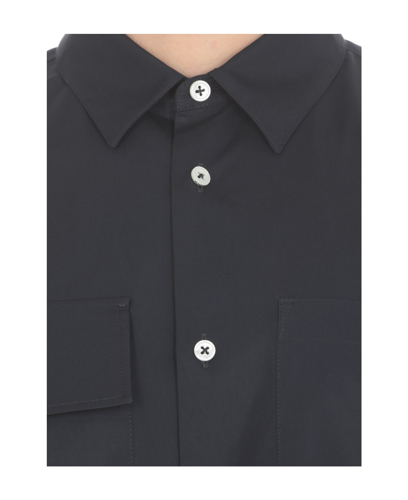 Jil Sander Pocket Detail Shirt - Blue