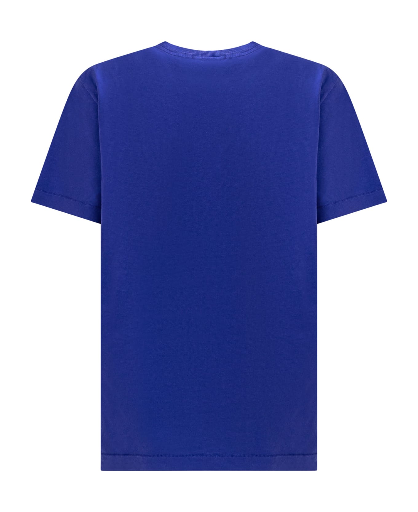 Stone Island Junior Logo T-shirt - BRIGHT BLUE