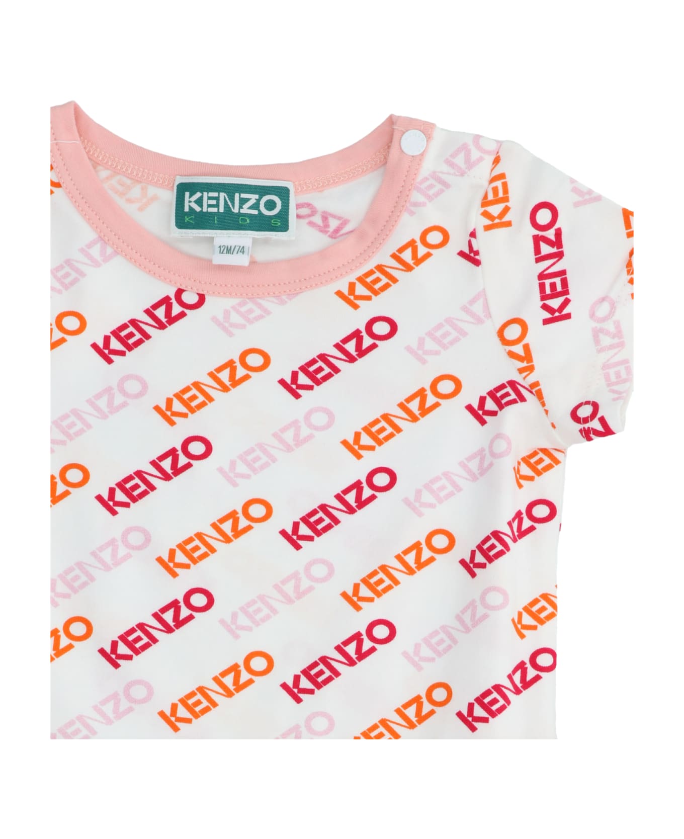 Kenzo Kids Logo Print Dress - Multicolor