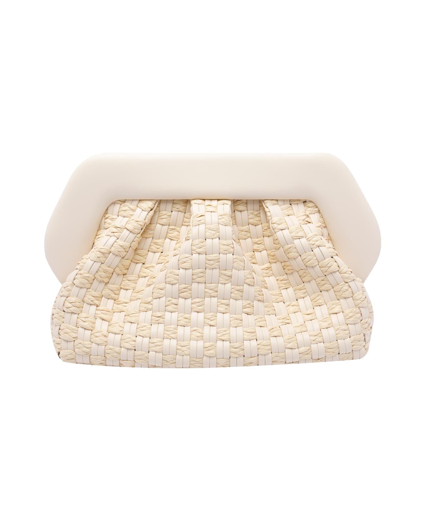 THEMOIRè Micro Bios Weaved Handbag - Beige