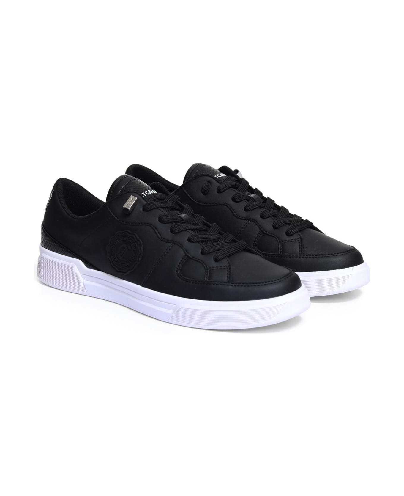 Just Cavalli Black Low Top Sneakers - Black