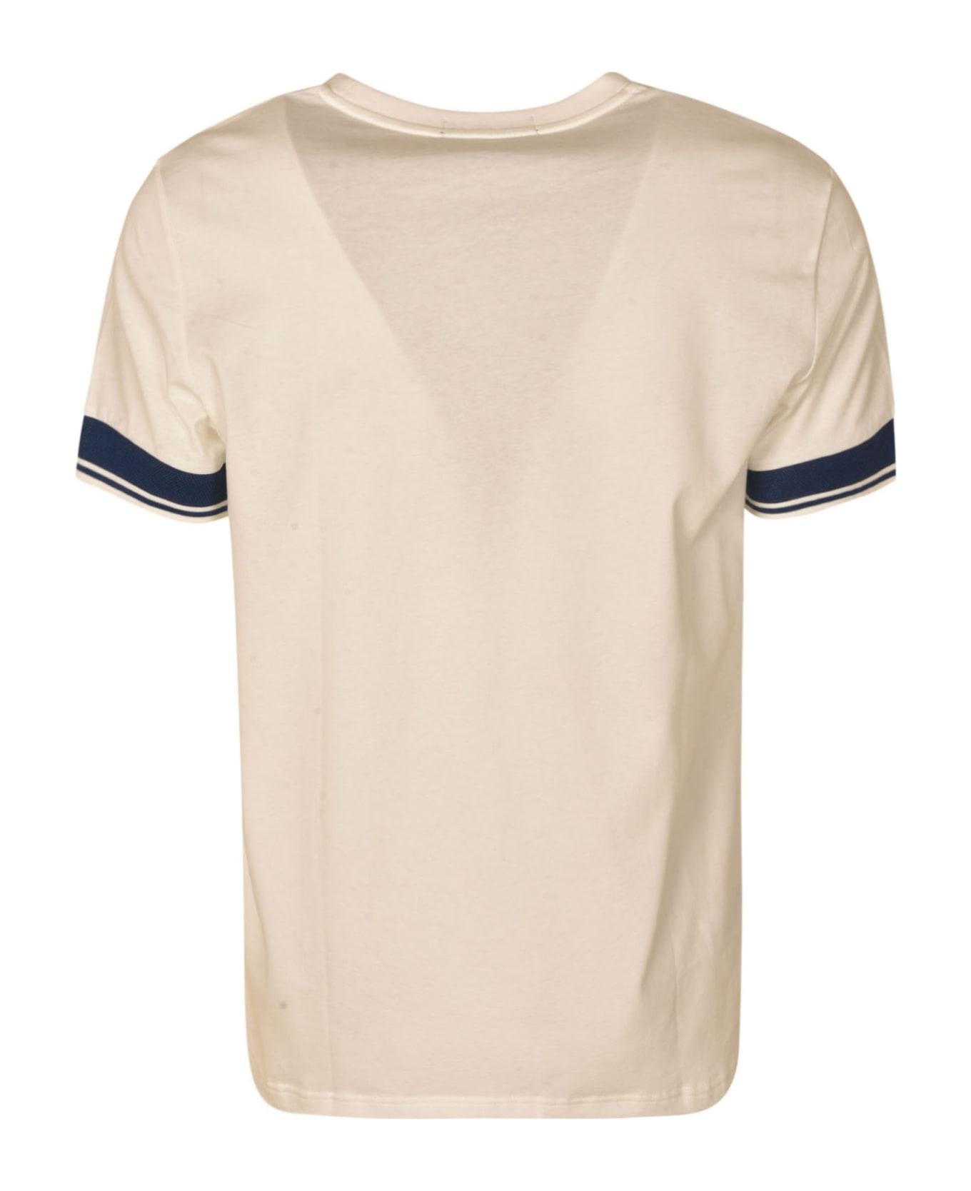 Fred Perry Contrast Cuff T-shirt - Snow White
