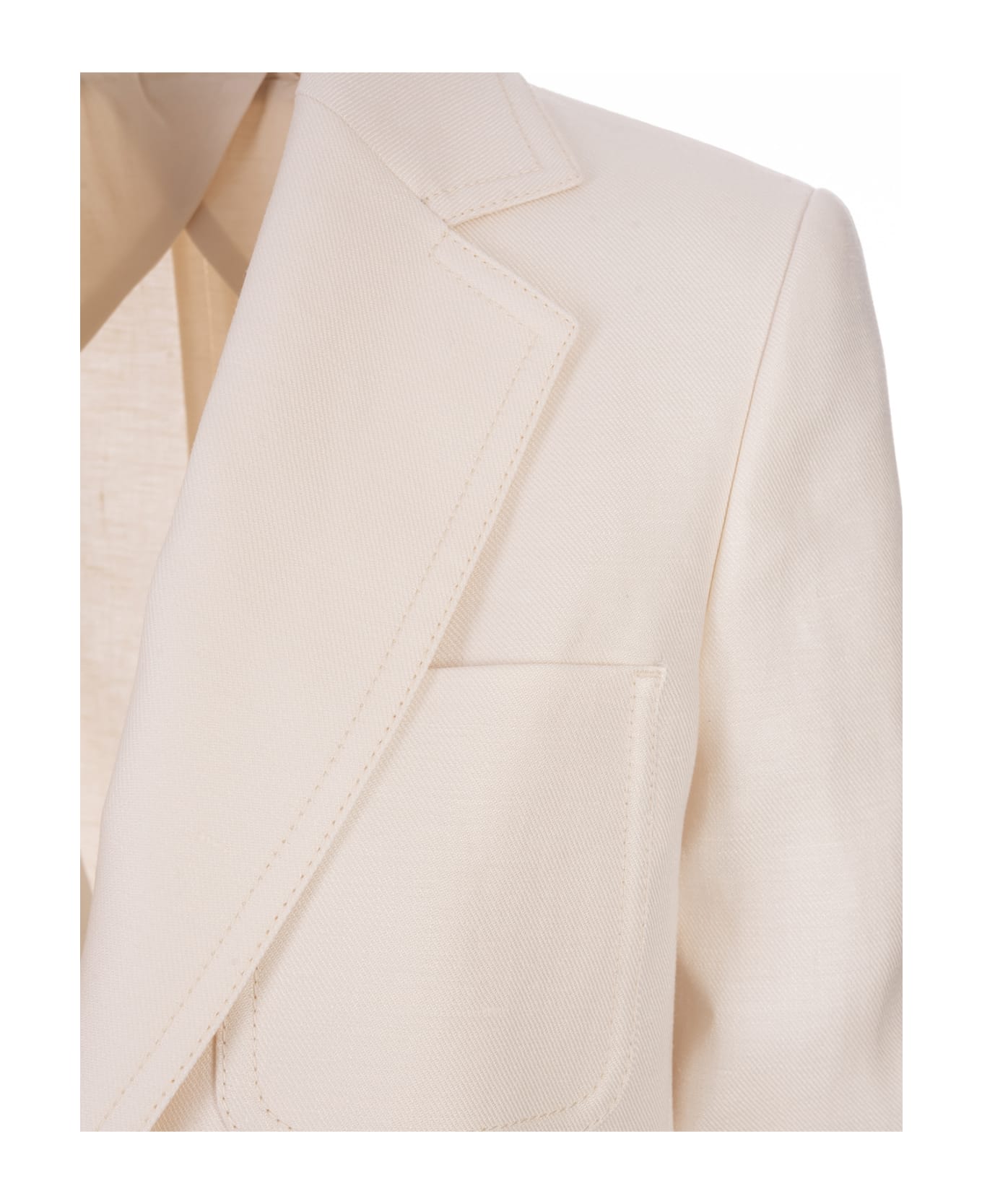 Max Mara Ivory White Boemia Jacket - White