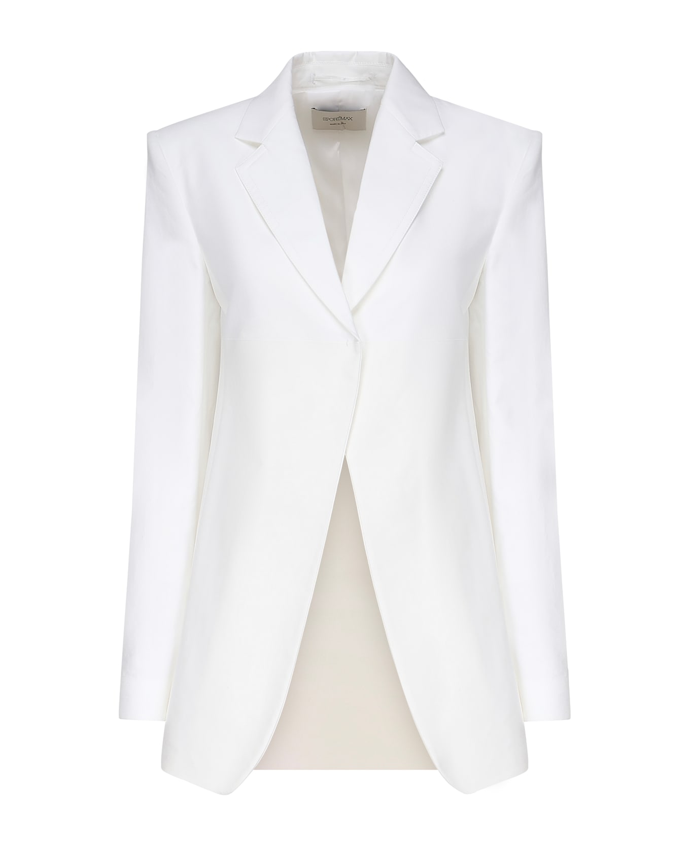 Max Mara Double Stretch Material Blazer - White