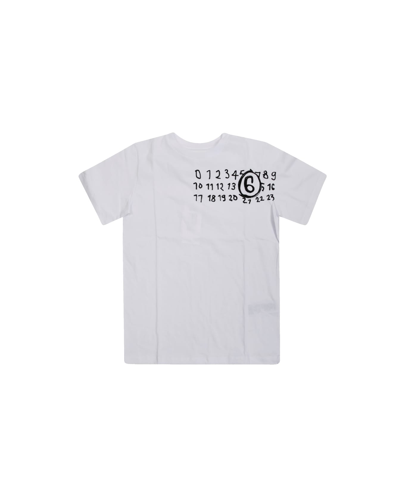 MM6 Maison Margiela T-shirt With Logo - WHITE