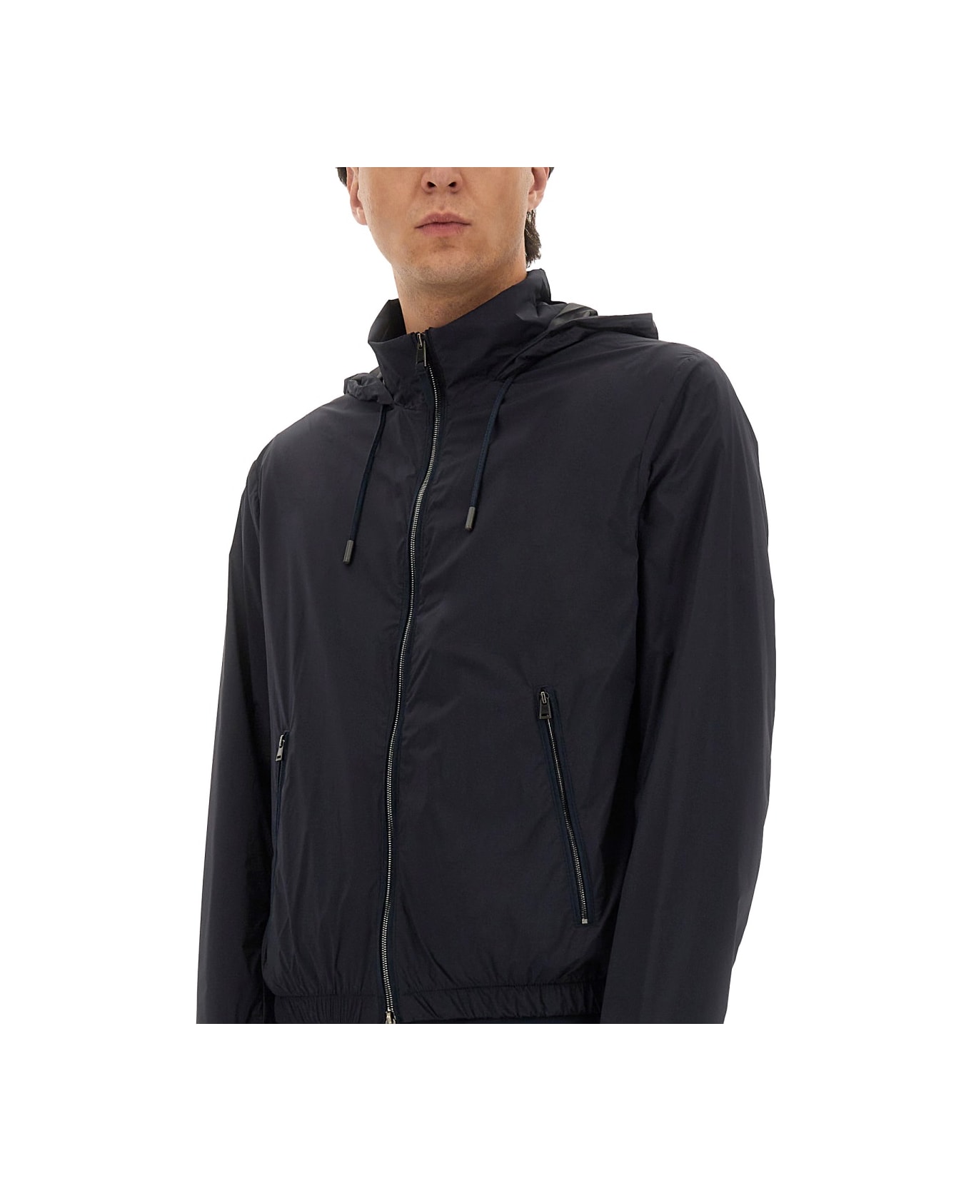 Hugo Boss Water-repellent Windbreaker - BLUE
