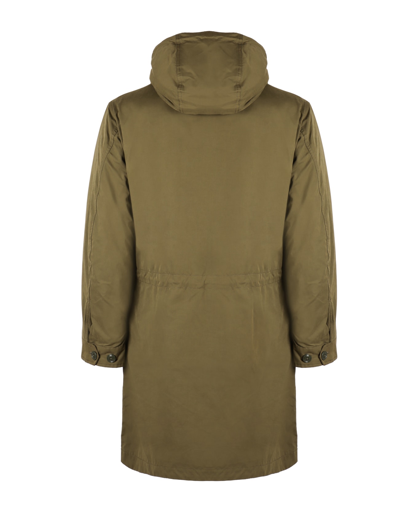 Woolrich Mountain Cloth Hooded Parka - green