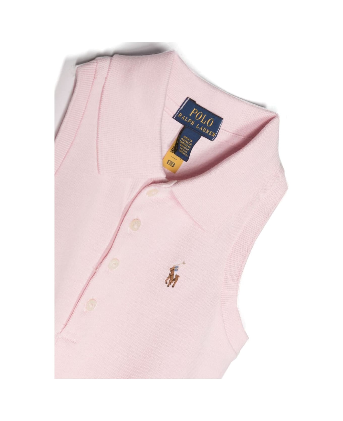 Polo Ralph Lauren Slvlesspolo Knit Shirts Polo Shirt - Hint Of Pink