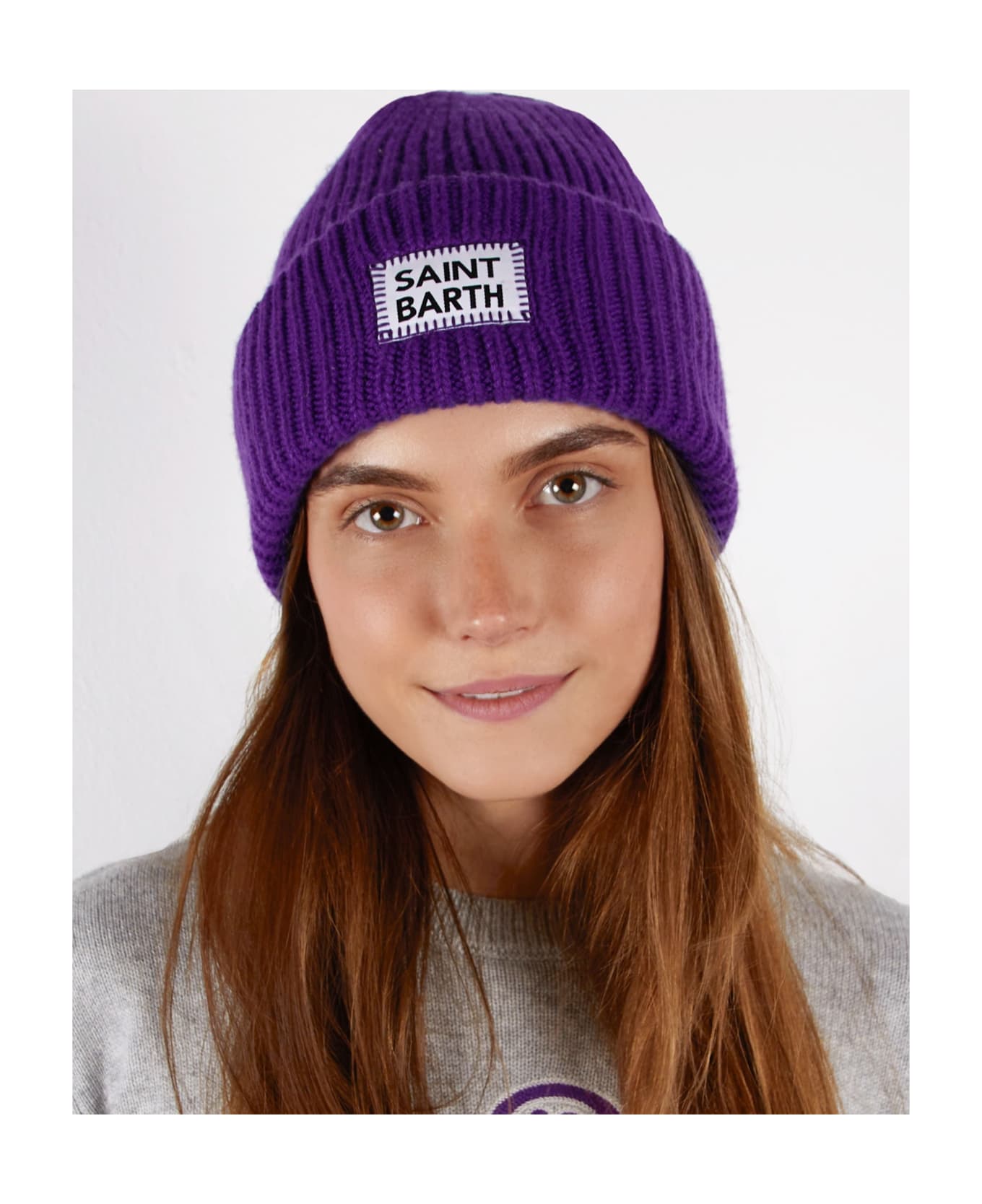 MC2 Saint Barth Woman Purple Knit Beanie - PINK