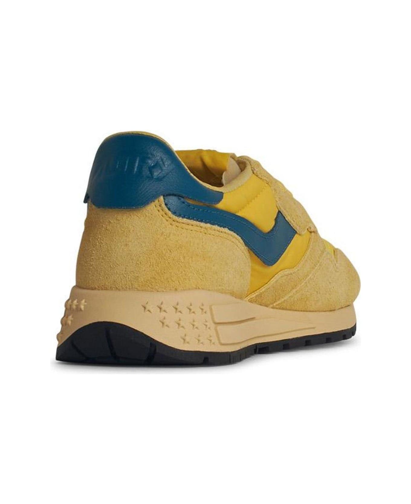 Autry Reelwind Lace-up Sneakers - Yellow