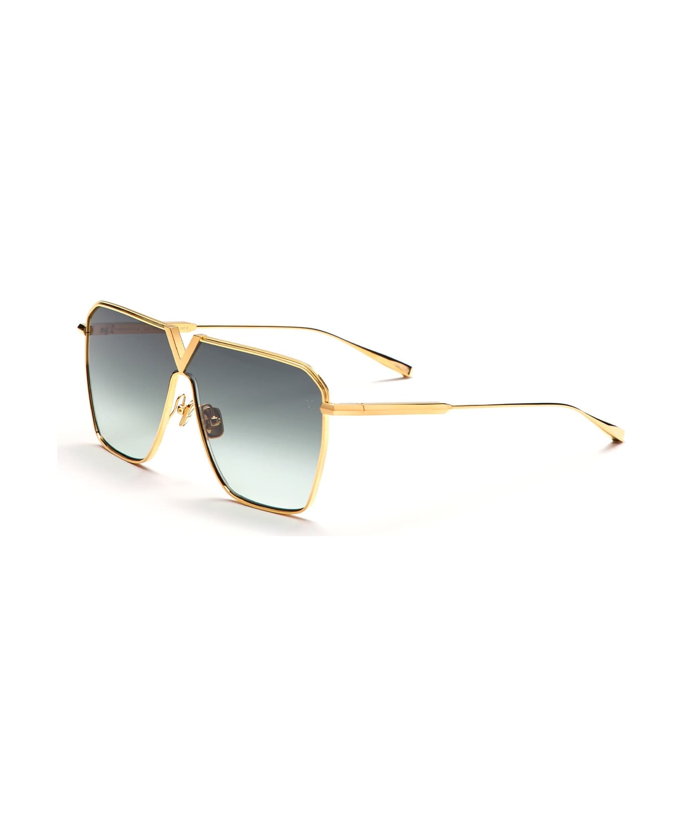 Valentino Eyewear V-goldshield - 18k Gold Sunglasses