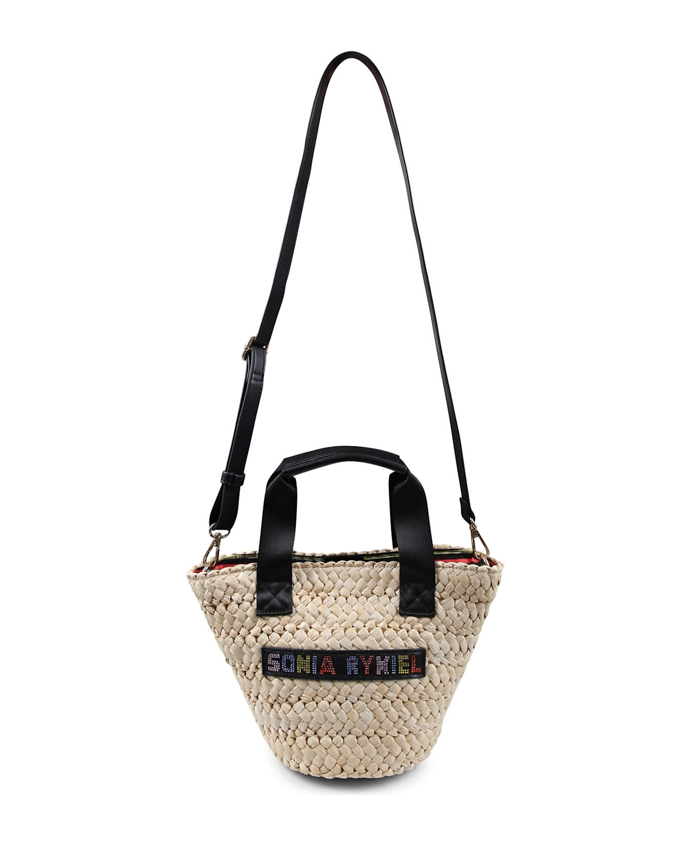 Rykiel Enfant Beige Bag For Girl With Logo - Beige