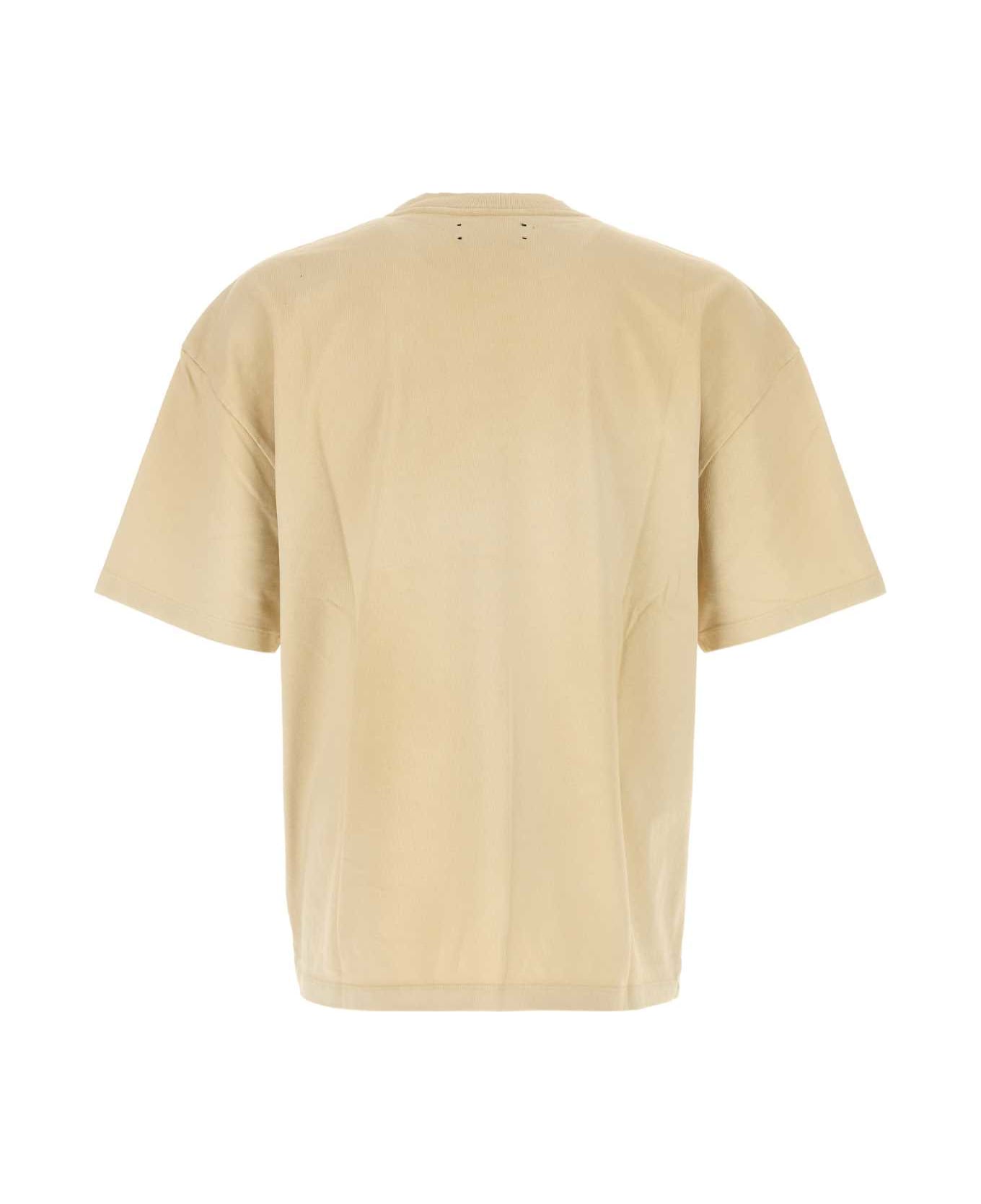 AMIRI Beige Cotton T-shirt - ALABASTER