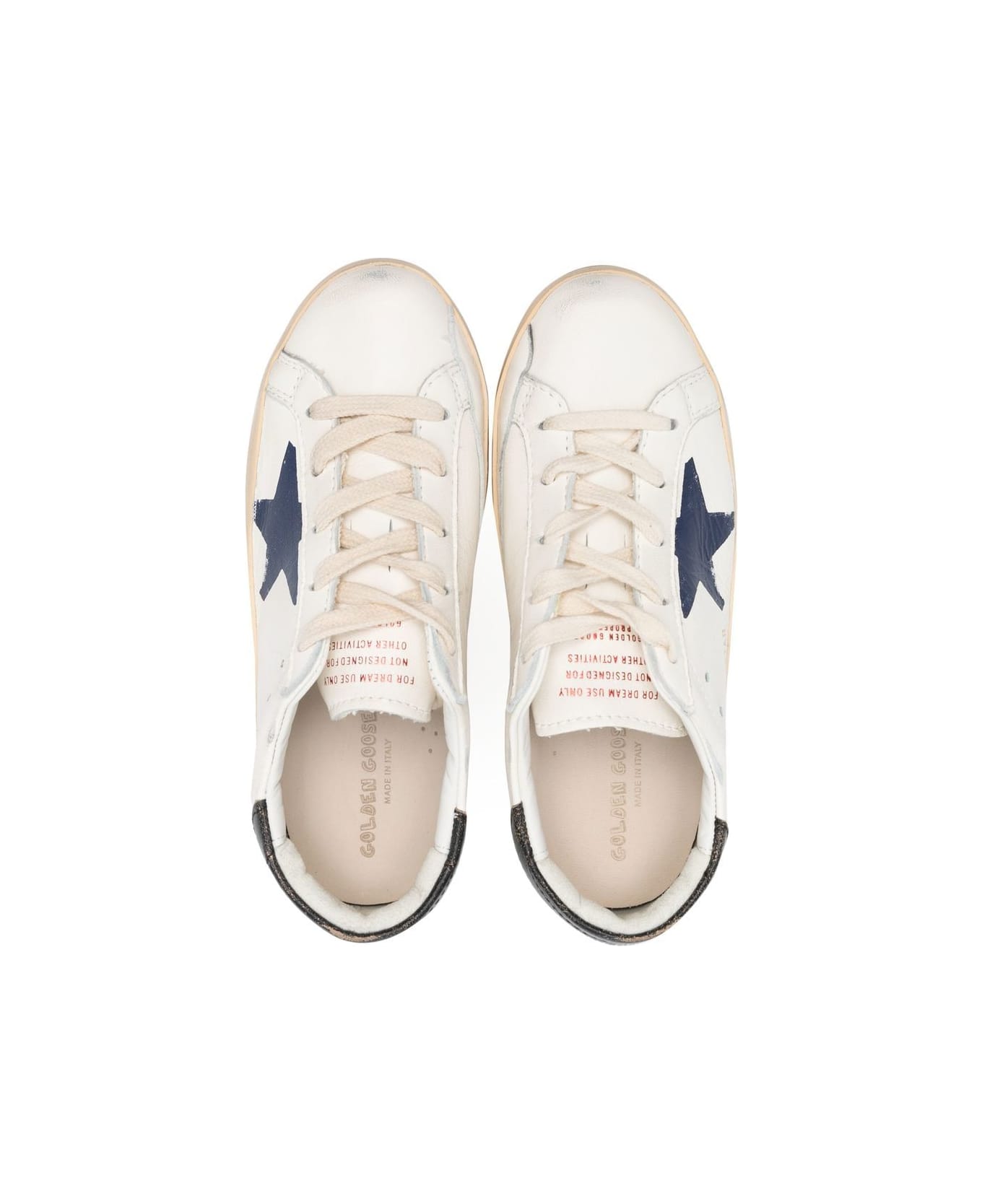 Golden Goose Kids Superstar Sneakers - White
