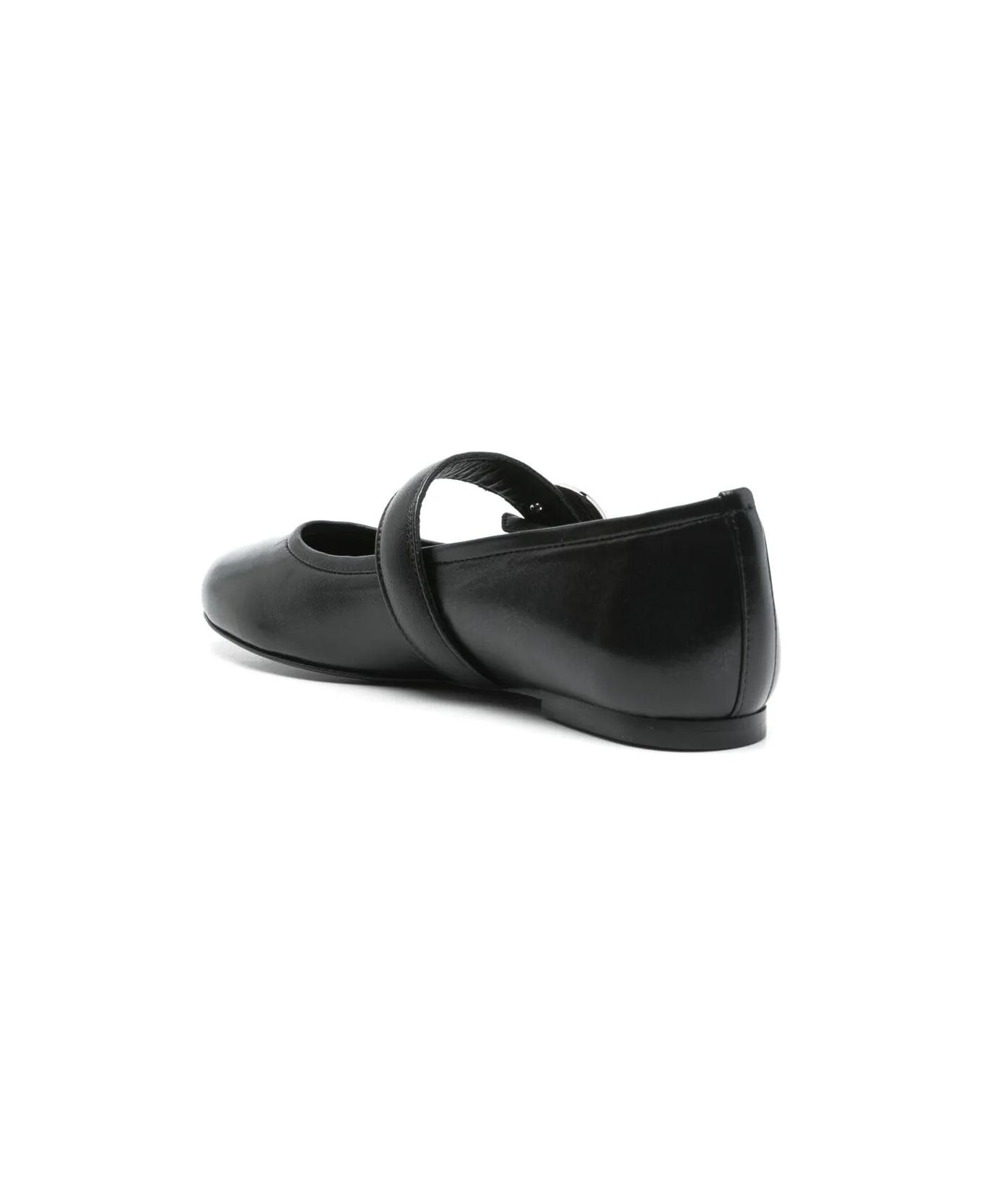 Coperni Leather Ballet Flats - Black