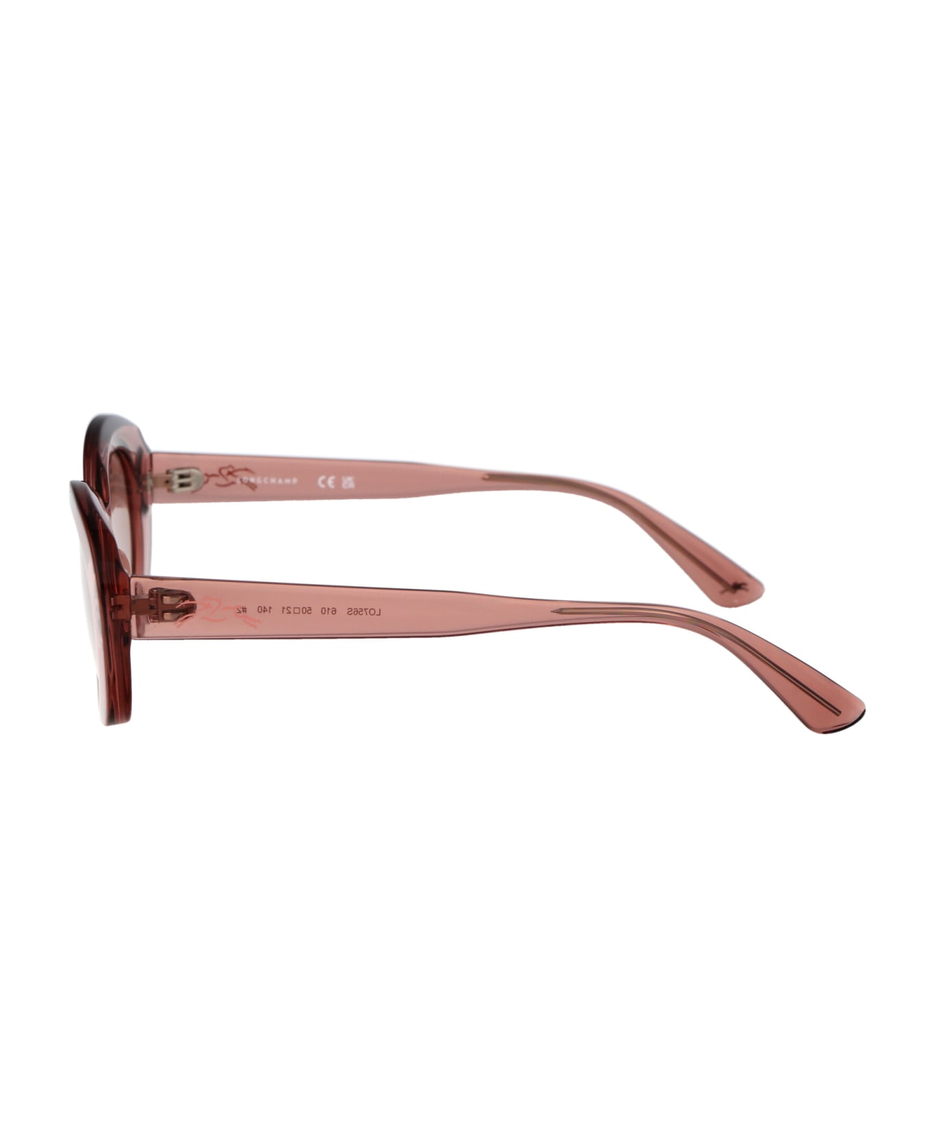 Longchamp Lo756s Sunglasses - 610 TRANSPARENT ROSE