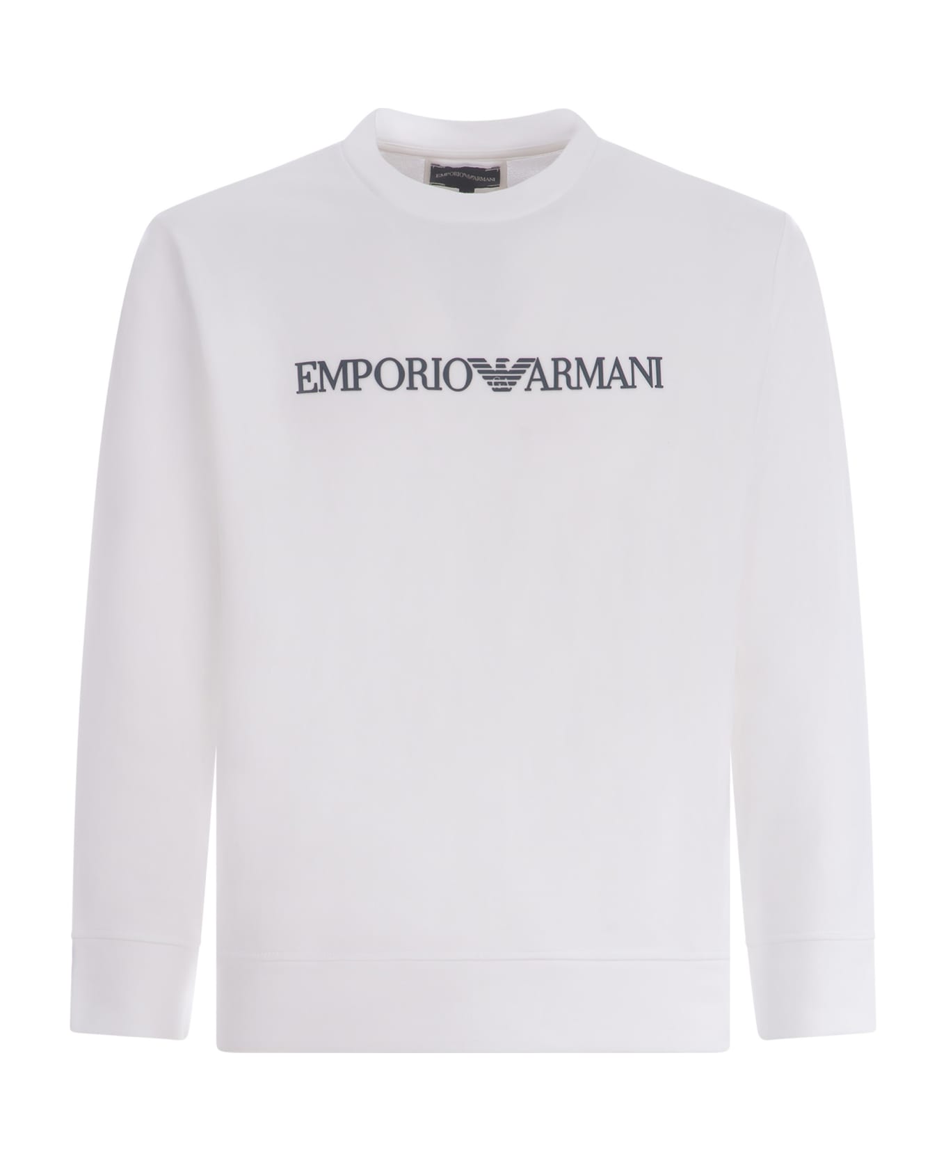 Emporio Armani Cotton Sweatshirt - Bianco