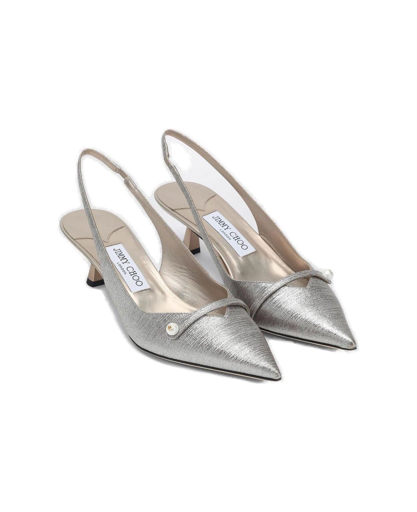 Jimmy Choo 45 Amita Pointed Toe Pumps - Blush Pink