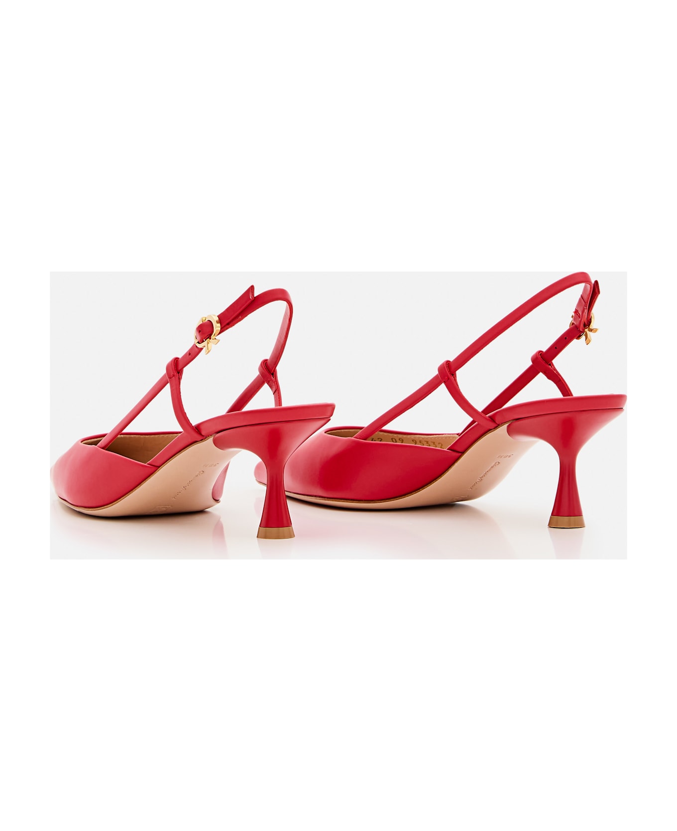 Gianvito Rossi Ascent 55 Slingback - Red