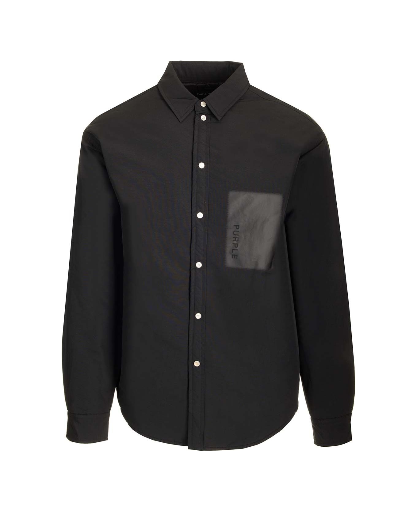 Purple Brand Black Overshirt - Black