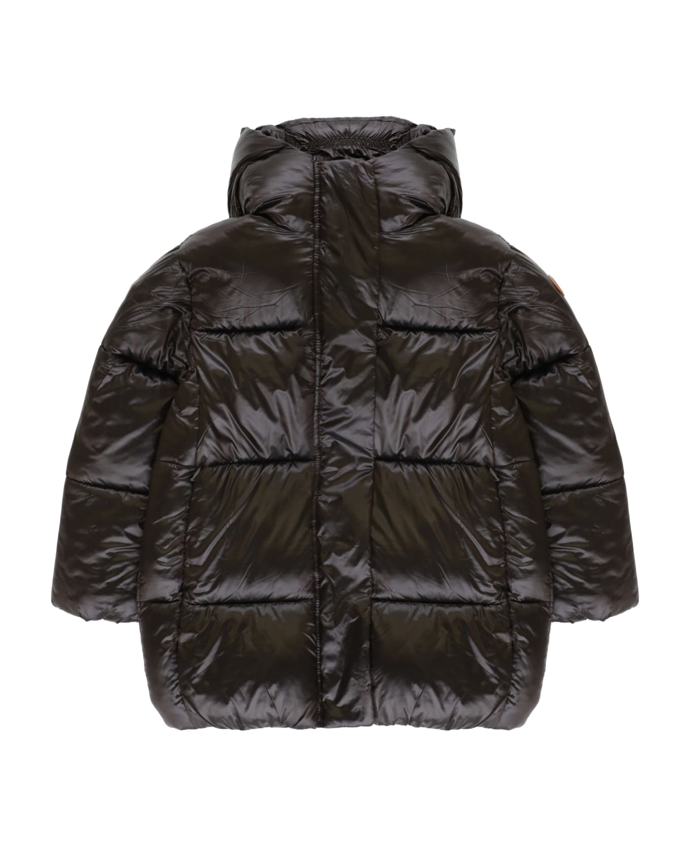 Save the Duck Soni Short Padded Jacket - Brown