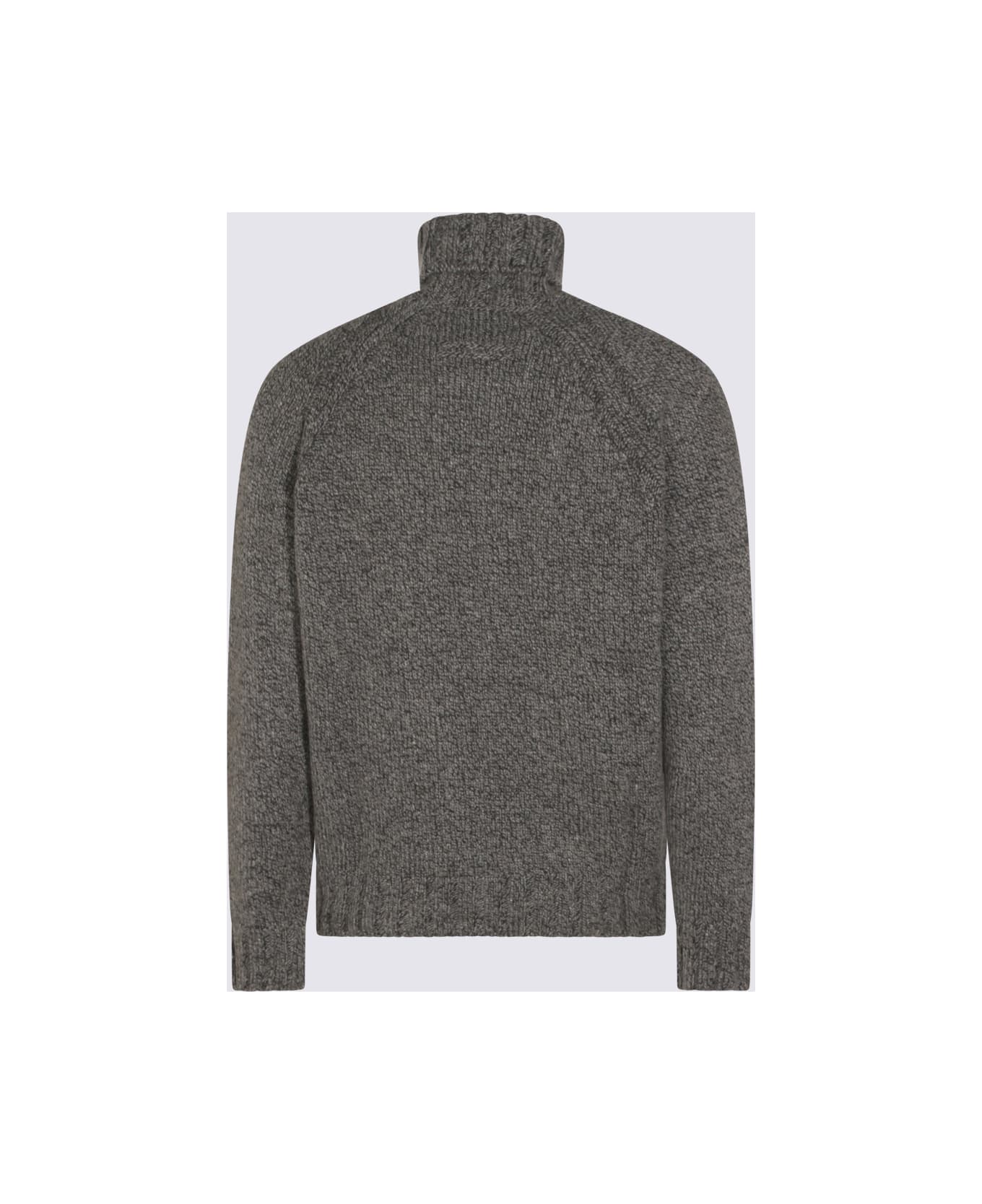 Zegna Dark Grey Cashmere Knitwear - Grey