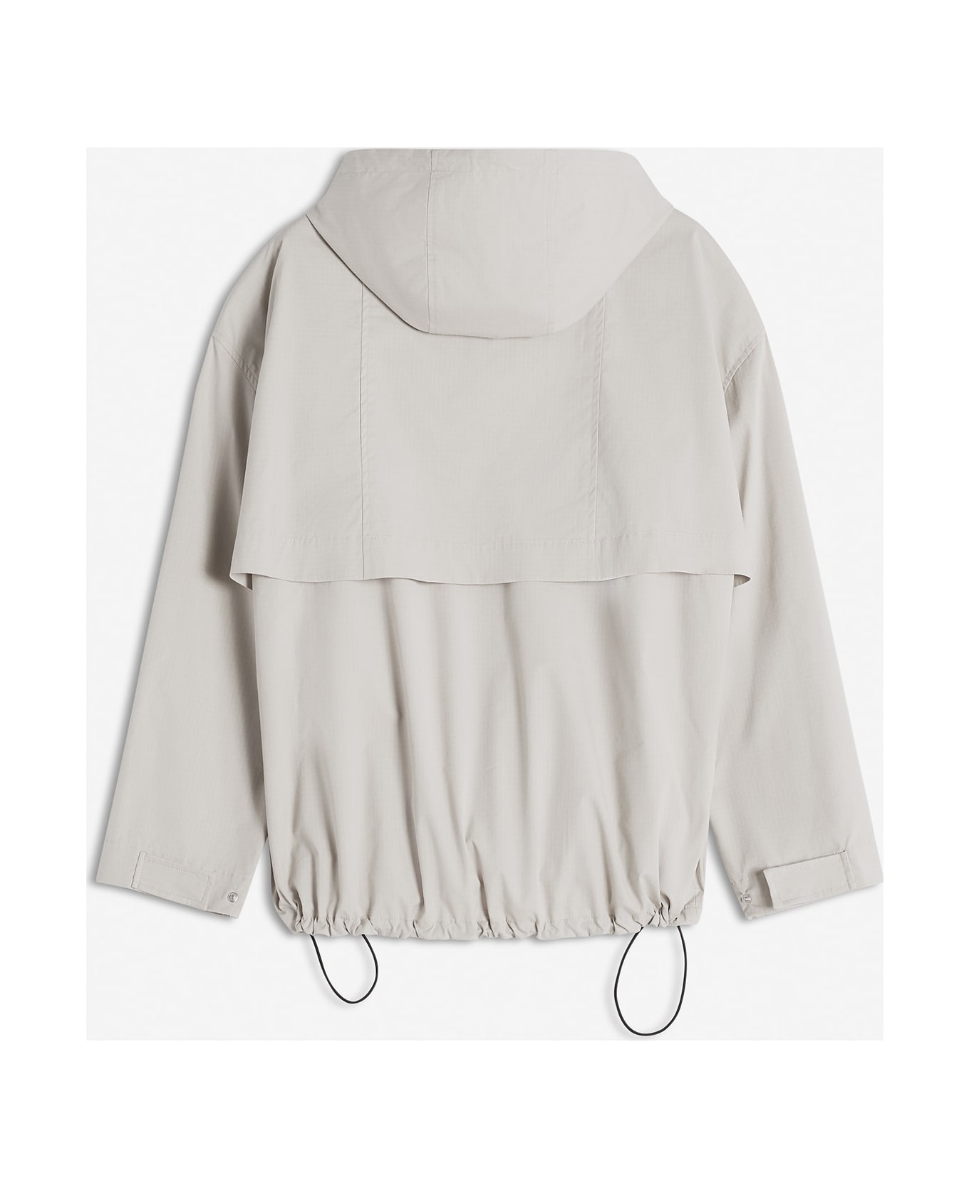 Maison Kitsuné Hooded Zipped Windbreaker - Truffle