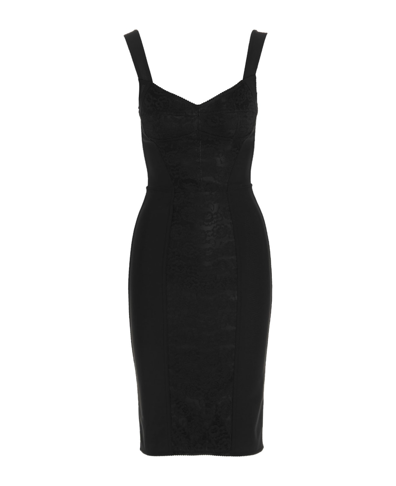 Dolce & Gabbana Corsetteria Bustier Dress - Black