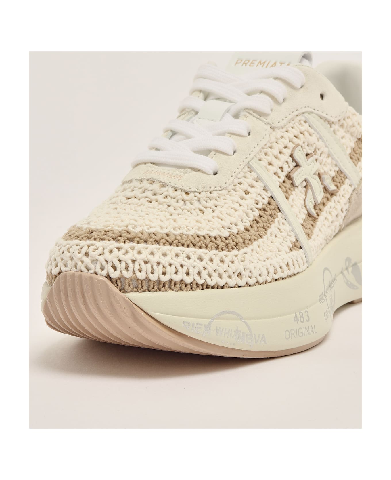 Premiata Cassie Sneaker - BIANCO-ECRU
