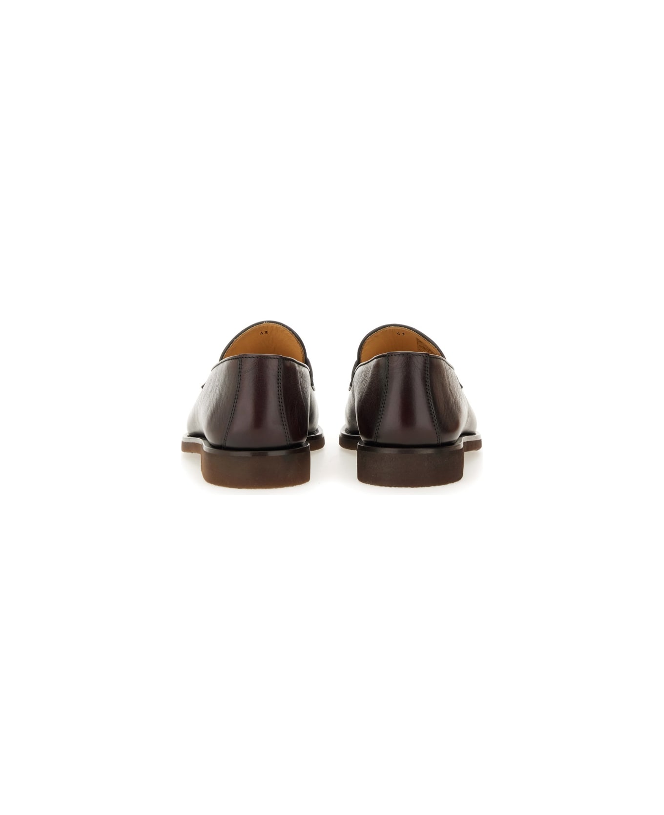Brunello Cucinelli Leather Loafer - BROWN