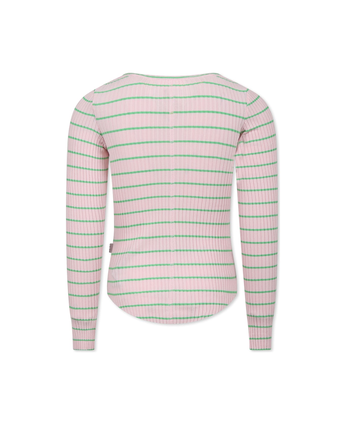 Molo Pink Ribbed T-shirt - Pink