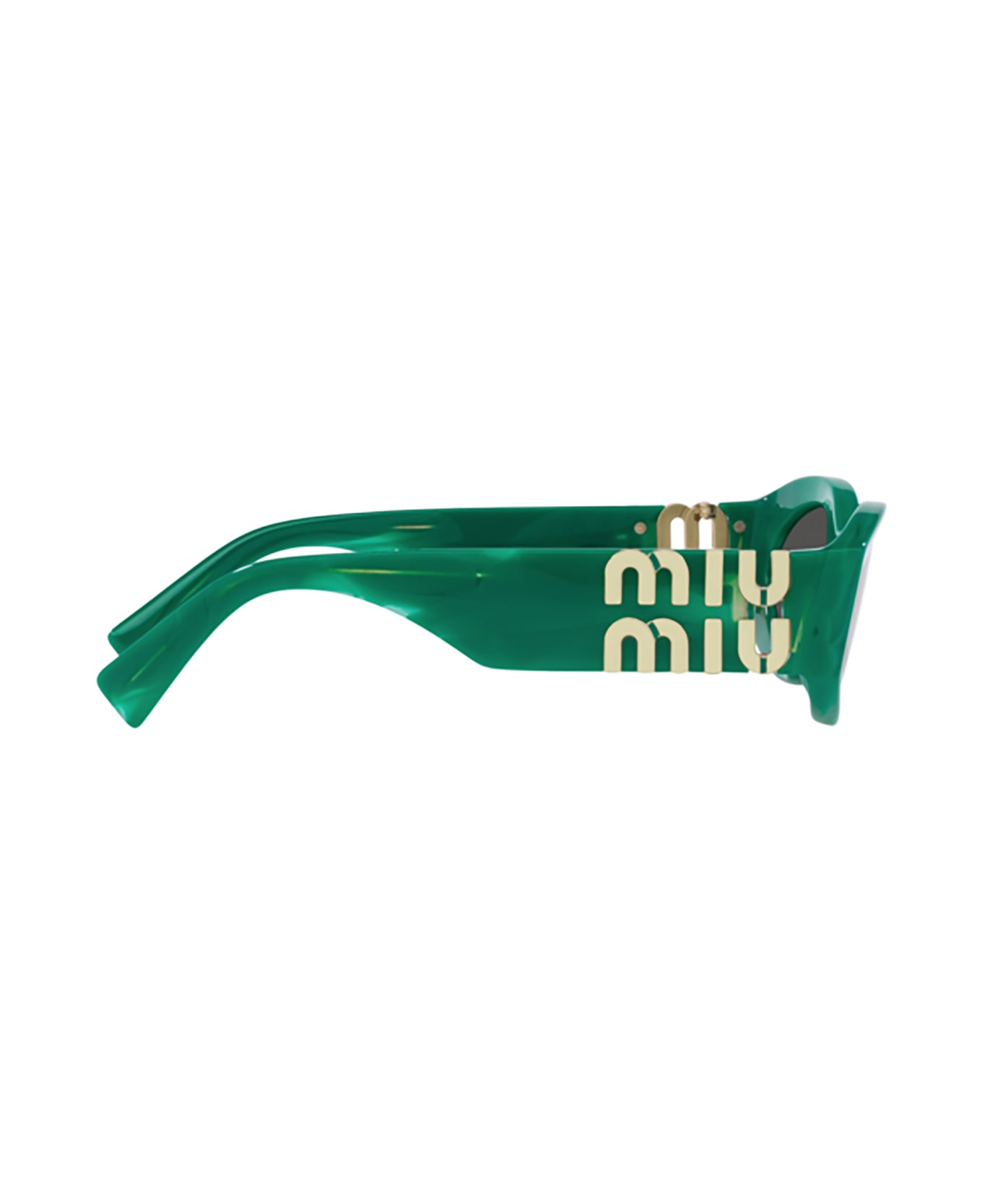 Miu Miu Eyewear Mu 11ws Green Sunglasses - Green サングラス