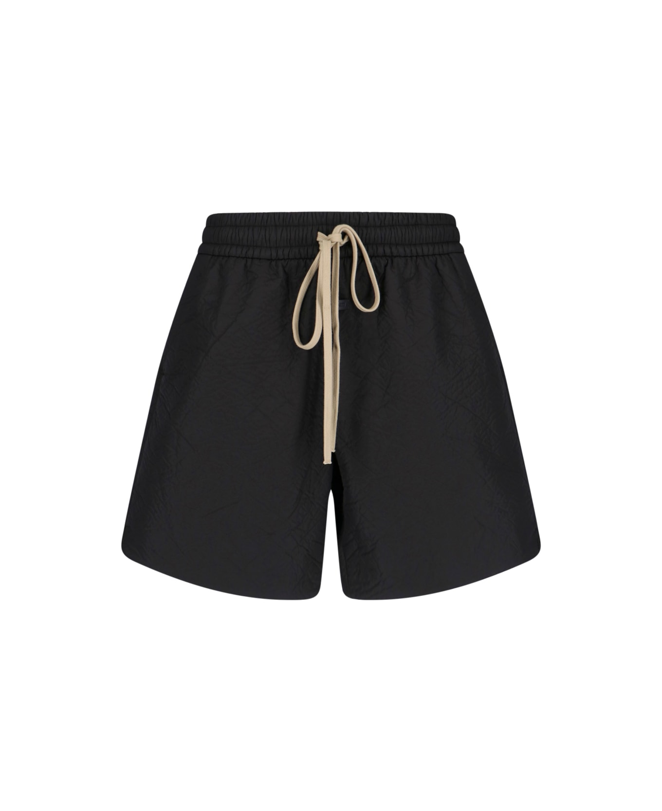 Fear of God Logo Jogger Shorts - Black  