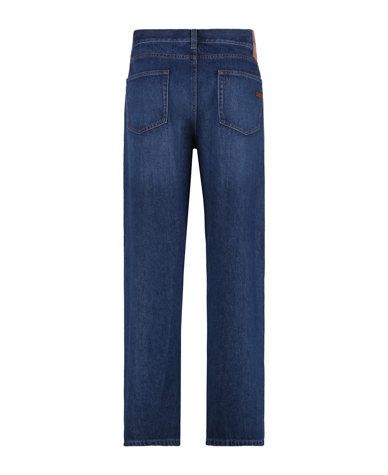 Zegna Roccia Straight Leg Jeans - Denim
