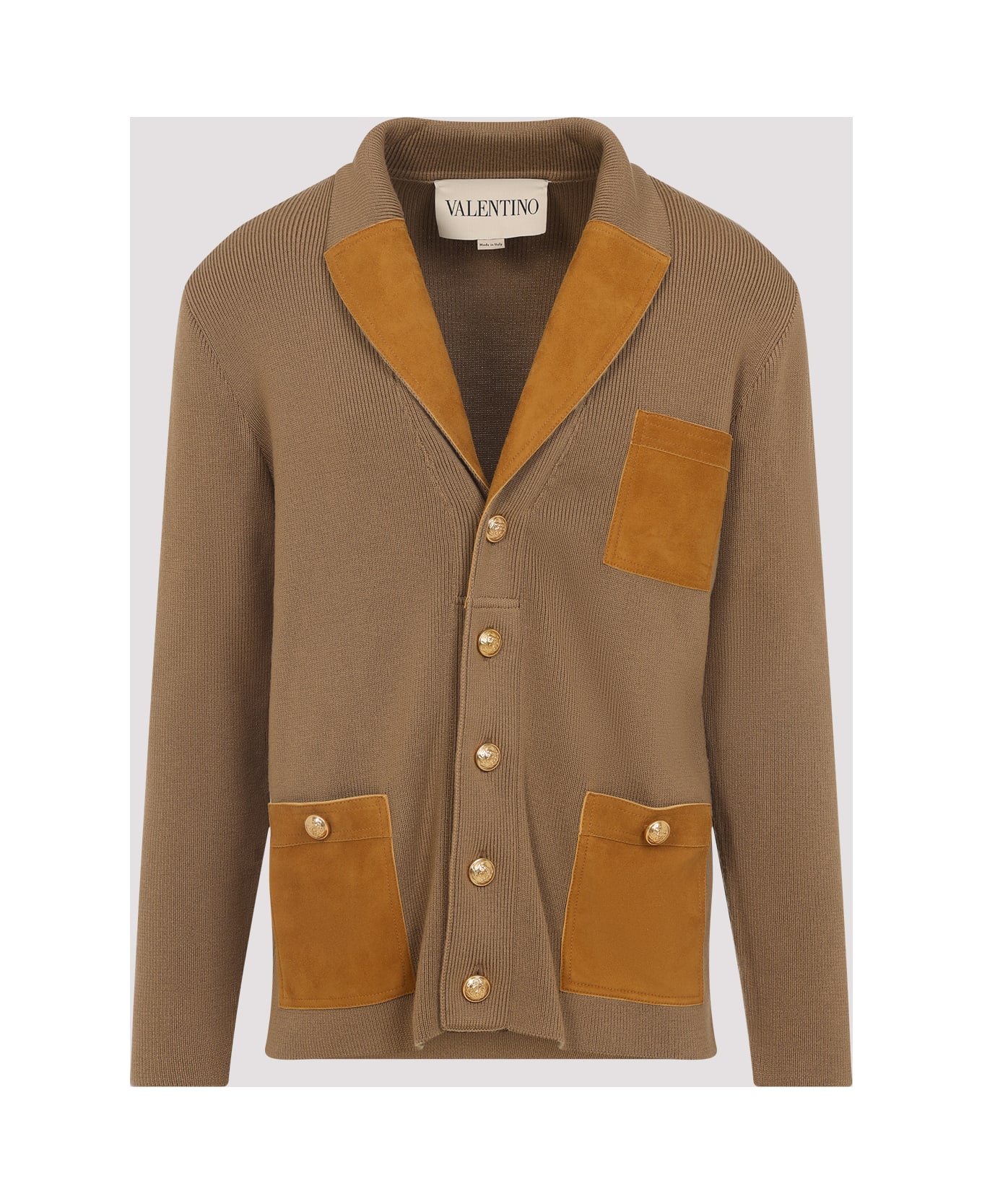 Valentino Virgin Wool Jacket - Light Camel