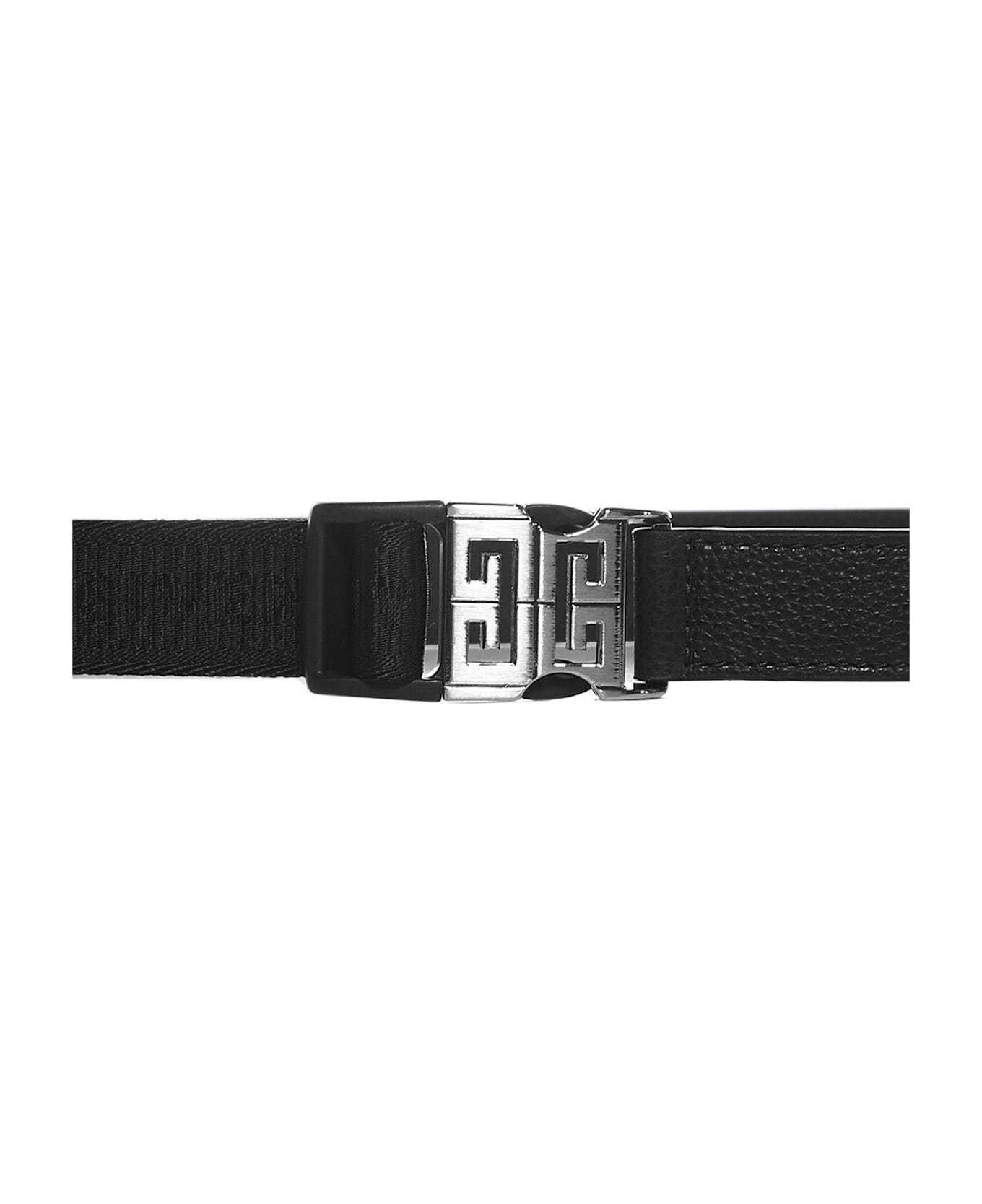 Givenchy 4g Buckle Belt - BLACK