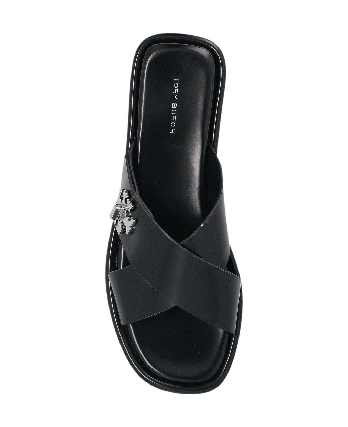Tory Burch T-lock Slides - Nero